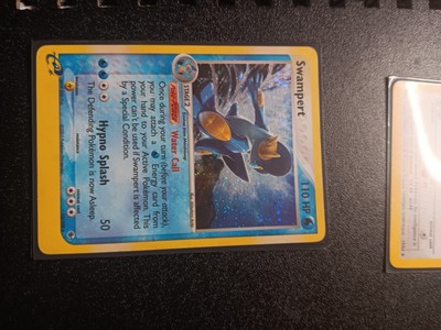 Pokemon Tcg Swampert 13/109 Ruby and Sapphire Holo SWIRL LP