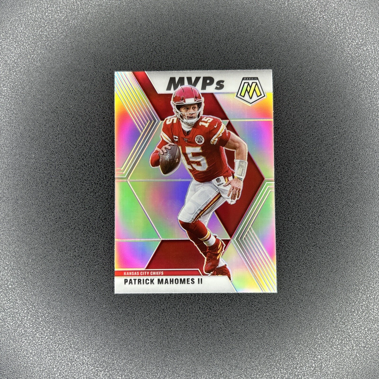 Patrick Mahomes trading card