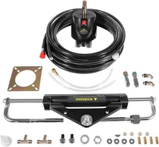 150HP Hydraulic Outboard Steering Kit Boat Marine System for Single Station
