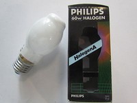 Philips Halogena E27 60W Opal 230V