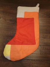 Lego Collection x Target Christmas Stocking Sweater Knit Color Orange 20"