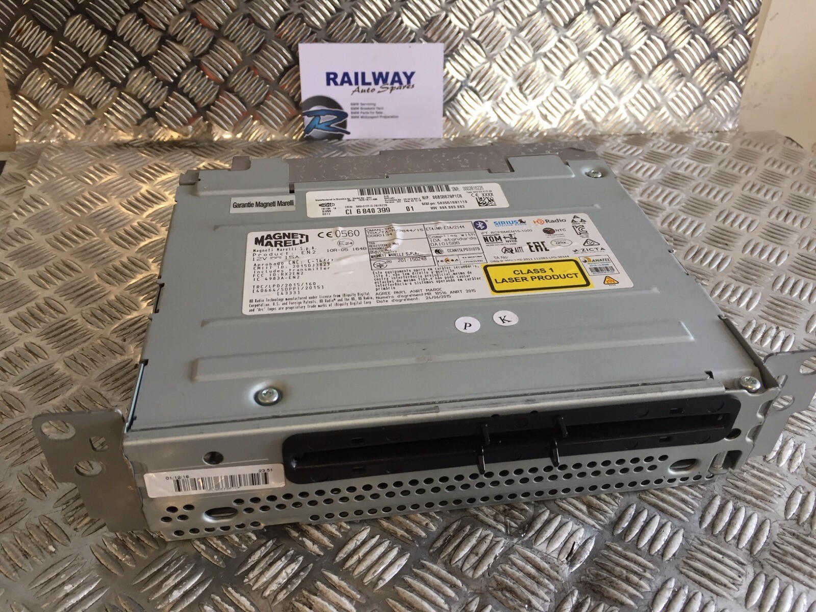 BMW 1 2 3 4 5 SERIES X1 SAT NAV HEAD UNIT I DRIVE NAVIGATION F20  