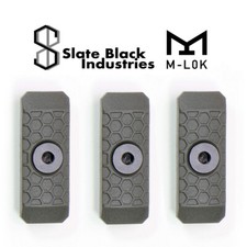 M-LOK rail cover grip panels - 3-pack OD Green / 1-slot for MLOK