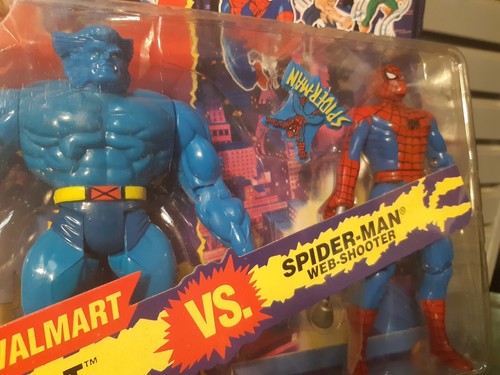Marvel Comics SPIDERMAN V BEAST X men 97 Vintage toy figure pack 2 RARE - Picture 2 of 3