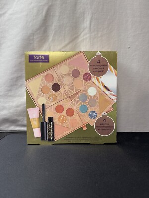 BNIB Tarte Gift & Glam Collector s Set Palette  Mascara   Gloss   Mirror/Case