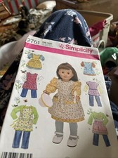 Doll Clothes 18  Dolls Somplicity Pattern
