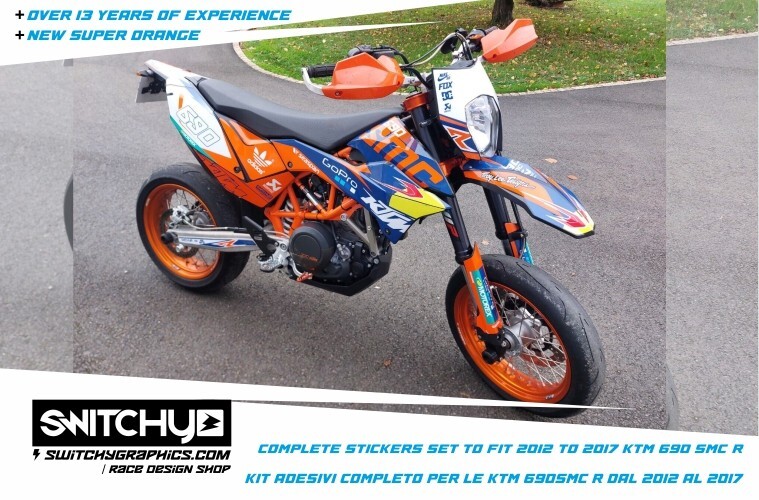 KTM Smc-R 690 Stickers Kit Compatible Gp01' By 2012 A 2017 Decal