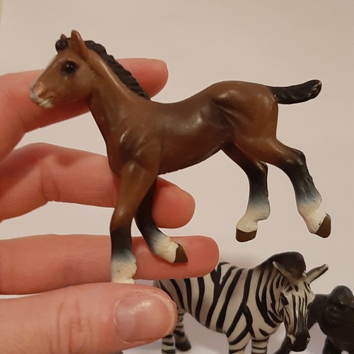 Animal SAFARI Toy Lot Elephant Horse Dolphin Ocean Jungle Vtg PVC Figures - Picture 6 of 6