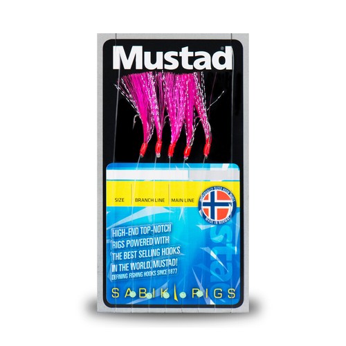 Mustad Sabiki Sea Fishing Rigs - Cod Bass Pollock Mackerel Herring Sardines - Picture 16 of 30