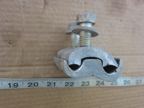 Alcoa 481.1 482.1 3/0 2-Bolt Parallel Groove Clamp, Used - Picture 5 of 5