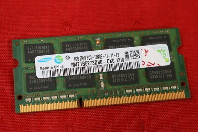 Samsung 4GB M471B5273DH0-CK0 PC3-12800S DDR3 SODIMM Laptop RAM