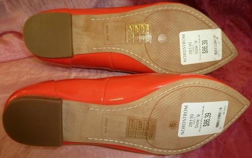 Dolce Vita Patent Cherry Loafers Sz 9 NEW Cute Silver Bar Detail - Picture 6 of 8