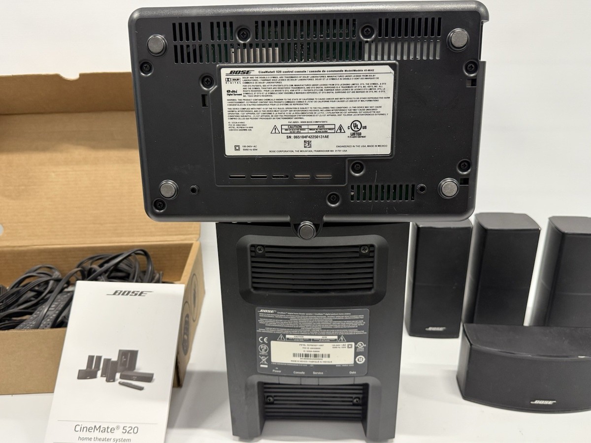 Bose CineMate 520 Home Theater System w/ Remote | eBay