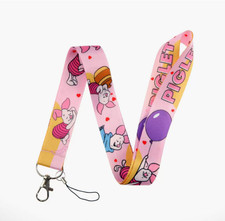 Lot Cartoon eeyore Lanyard Keys Keychain Badge Holder ID Credit Card Rope Phone