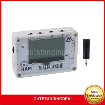 Portable Mini Morse Code Trainer Automatic CW Key with 2.3-inch LCD Screen ot25