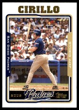 Jeff Cirillo 2005 Topps #552 Padres MLB READ FREE SHIPPING AutographDen