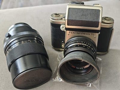 Pentacon Six TL Kamera mit Extra Objektiv 2x Carl Zeiss Jena
