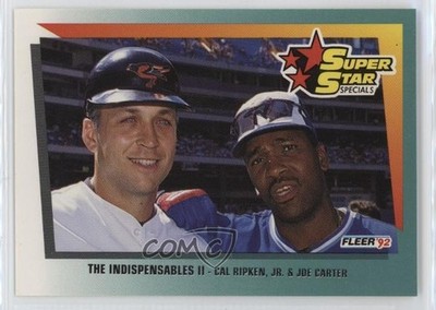 1992 Fleer Super Star Specials Cal Ripken Jr Joe Carter #703 HOF 1e31