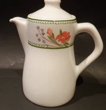 Dudson Fine China Lugano 24 oz. Floral Tea Pot w/Lid Stoke-On-Trent ENGLAND