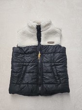 Timberland Kids Puff Vest With Sherpa Black Size 4