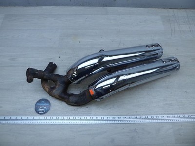 1988 Honda Super Magna VF750C H21131. OEM left exhaust mufflers tail pipe