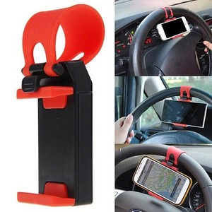 Cradeau universel de fixation de volant de voiture de téléphone mobile GPS Support de support