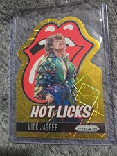 Mick Jagger Prizm Rolling Stones Hot Licks Láser Dorado 01/10 Más Extras ¡Increíble!