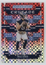 2024 Panini Rookies & Stars Crusade Red Plaid Will Levis #C-WLS 1fa4