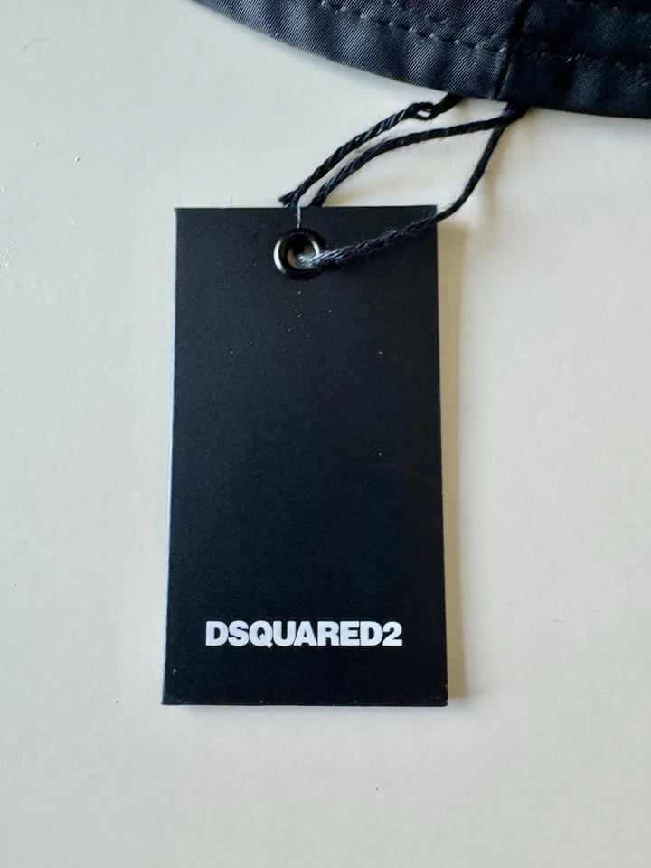 Sombrero de cubo original DSQUARED2 ICON negro talla S - nuevo con etiquetas - venta al por menor de $300 Foto 2 de 4