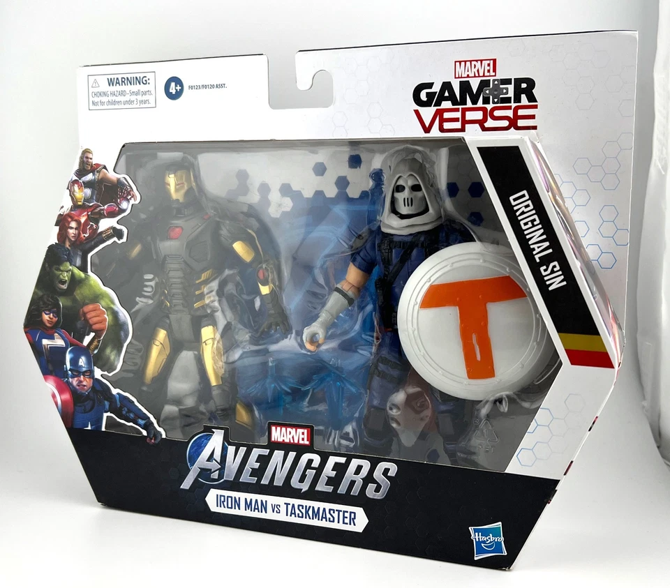 Figuras de acción Marvel Gamer Verse Marvel Avengers IRON MAN vs. TASKMASTER - NUEVAS Foto 4 de 4