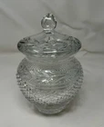 Vintage Waterford Cut Crystal Glandore Ginger Jar W/Lid 9.5"H A0