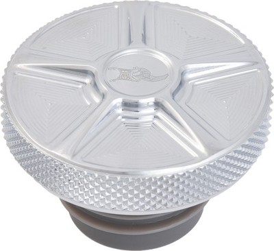 Kens Factory KFC-07 Next Level Gas Cap Five Chrome Rachet Screw Rh