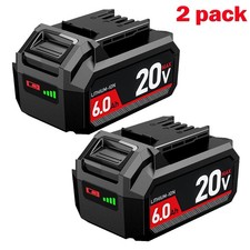 2X 6Ah Replacement Battery for All Skil PWRCORE 20  20V Max Power Tools