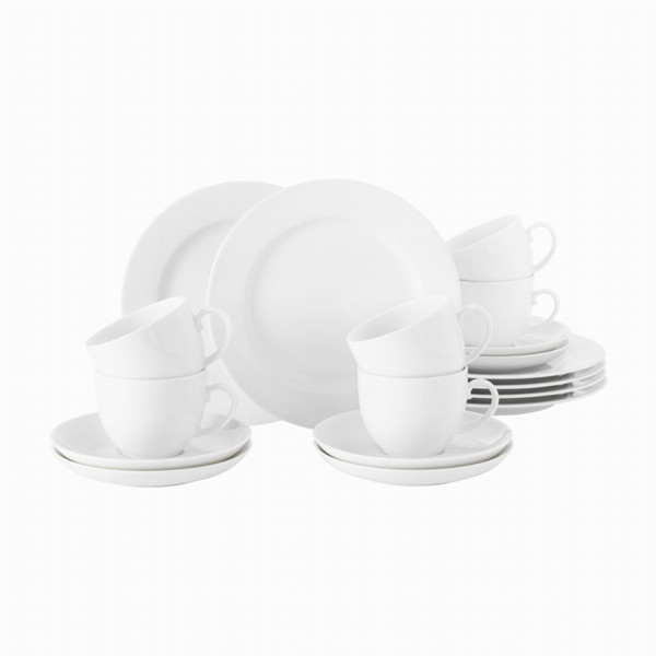 Seltmann Weiden Rondo Liane Weiß Kaffeeservice 18-Teilig 1 Bundle-image