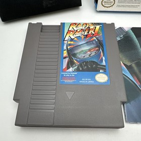 Rad Racer II 2 (Nintendo NES) Complete In Box CIB W/ Poster
