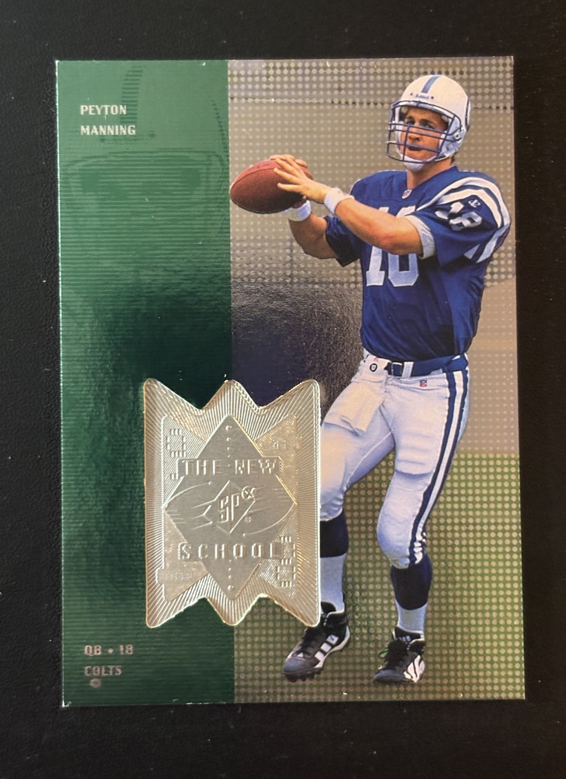 1998 Upper Deck SPx Finite The New School 1836/4000 Peyton Manning Rookie RC HOF