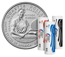 Althea Gibson 3 Coin Set- 2025 American Women Uncirculated $0.25 (D-P-S)