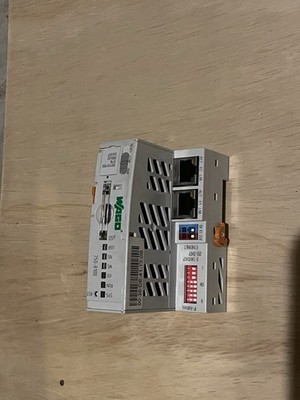 Wago 750-8100 PFC100 Controller 2 Ethernet Ports, Excellent Condition 