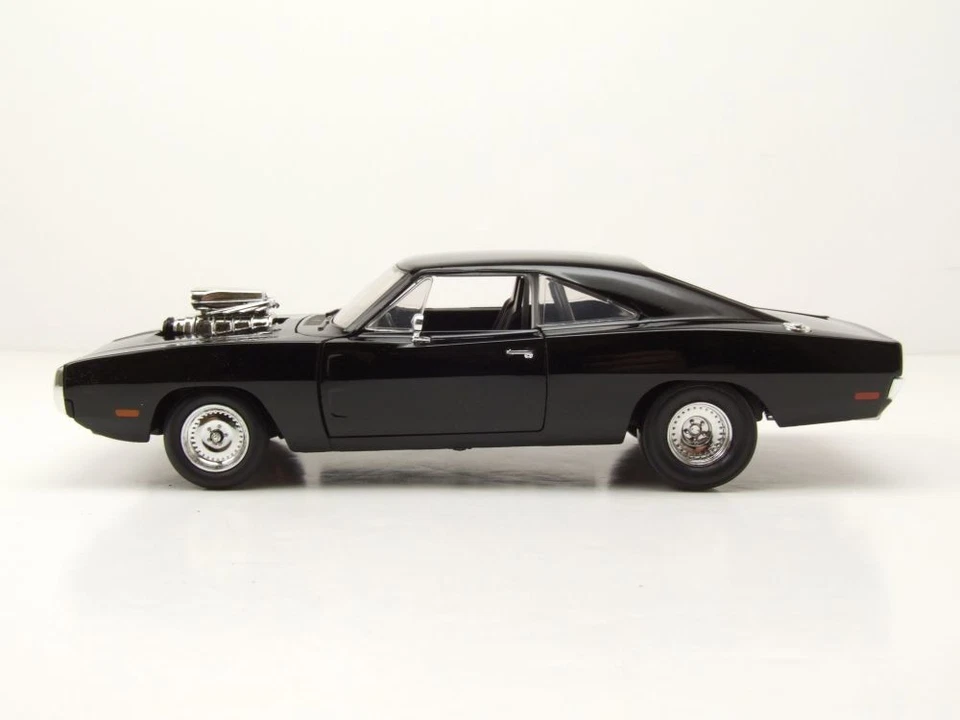 Dodge Charger R/T 1970 Nero Fast & Furious F9 Modellino 1:24 Jada Toys - Immagine 3 di 4