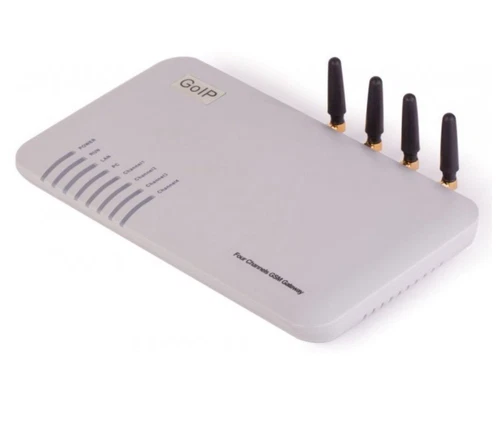 GoIP4 GSM VoIP Gateway 4-Kanal – SIP zu GSM – Neu & OVP