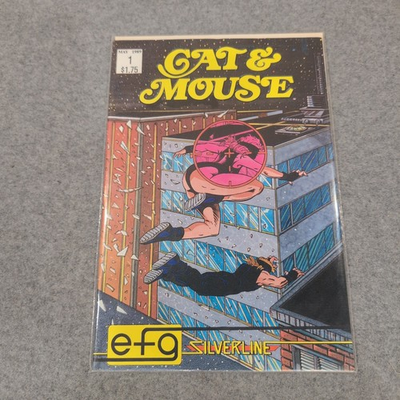 #ad Cat and Mouse 1 Aircel Silverline Comics May 1989 Copper Age Issue 1 $9.87