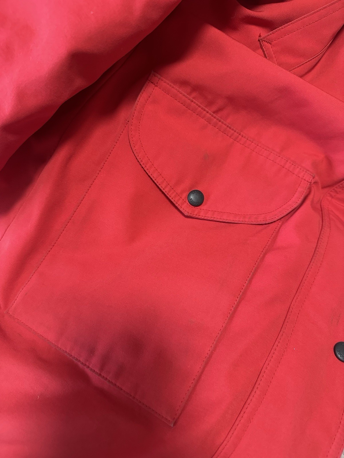 Canada Goose Trillium Women's Parka Coat Women’s Size L large Red Coyote Fur thumbnail 18