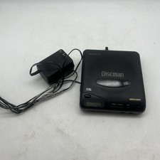 Vintage 1990 Sony DiscMan D-11 Portable CD Player Mega Base Tested