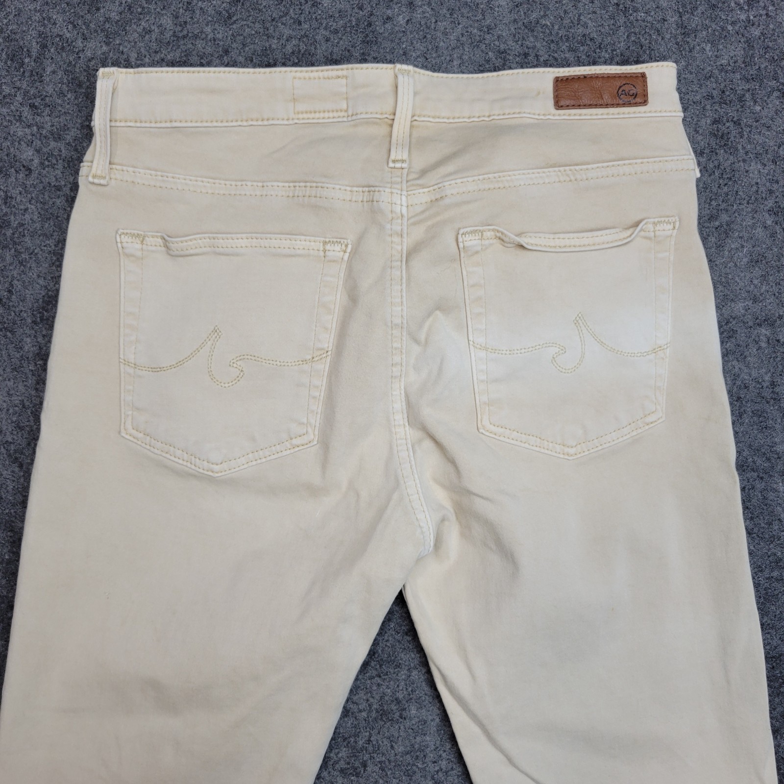 AG Adriano Goldschmied  Jeans Womens 27R Khaki Ankle Preppy Skinny The Farrah thumbnail 5