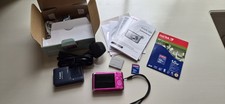 Canon IXUS 130 14.1MP Compact Digital Camera Pink + Box/Cables/Instructions