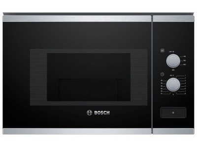 Bosch BFL520MS0 Serie 4 Einbau-Mikrowelle 20L   Schwarz & LED-Beleuchtung