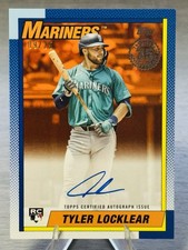 🔥TYLER LOCKLEAR 2025 Topps Update 1990 35th Ann. Orange Variation SP Auto /25🔥