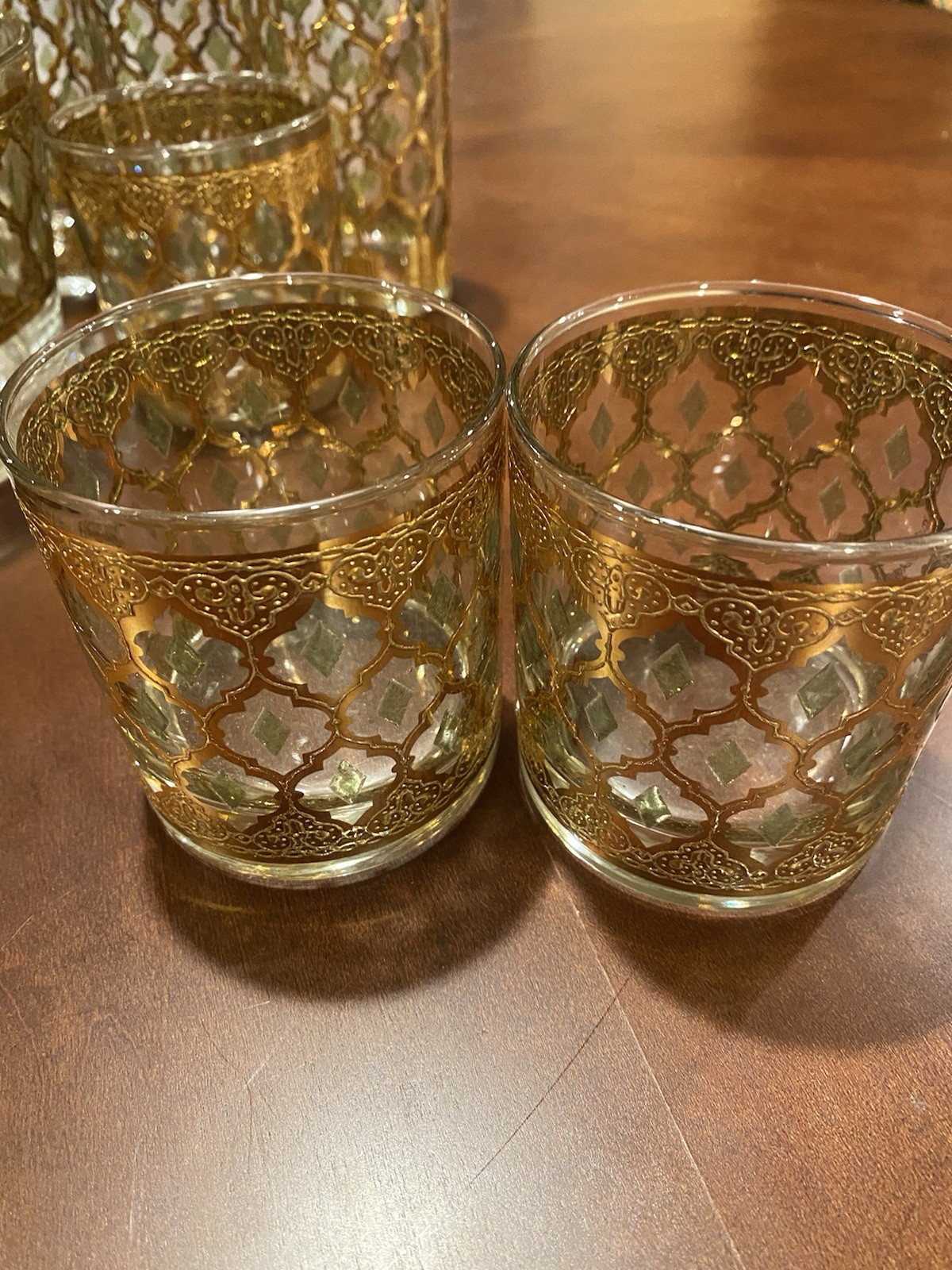 Ultimate 16 Pc Culver  22K Gold Valencia Set-Highball, Lowball, Ice Bucket +more