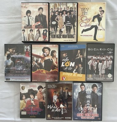 Lot of 10 Vietnamese Dubbed Asian Drama DVD Box Sets Complete TV Series