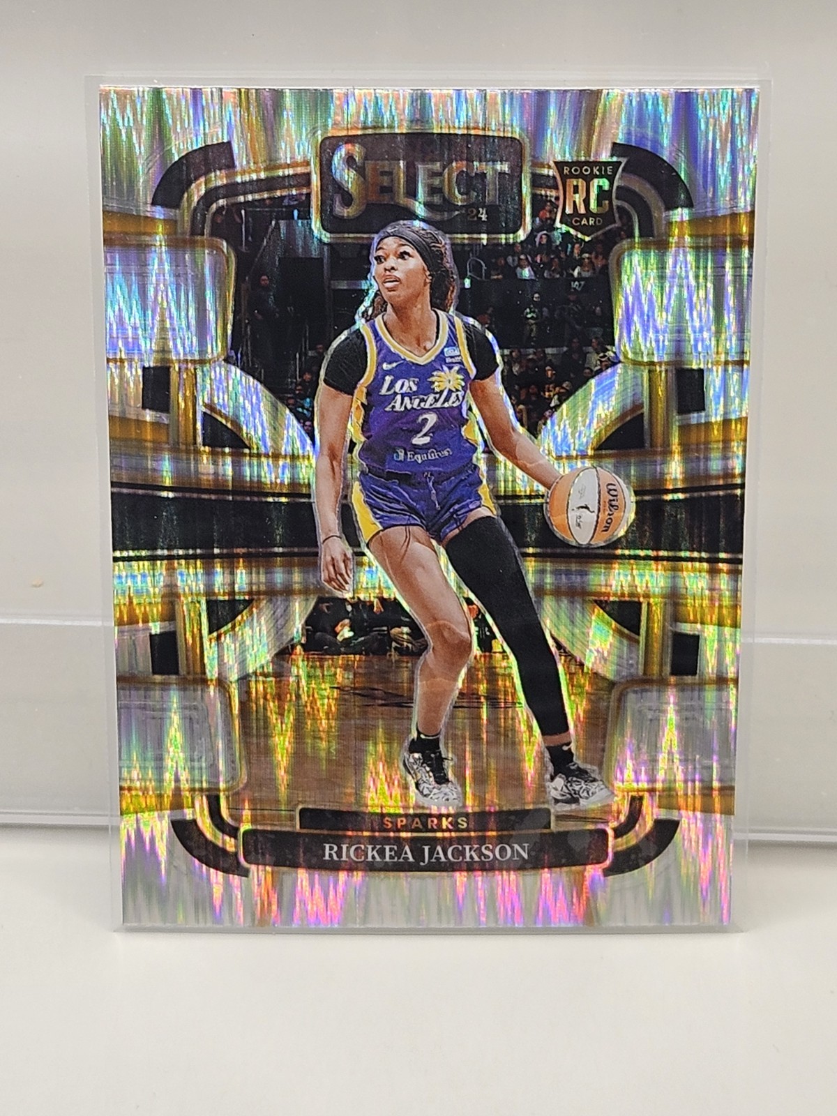 2024 Panini Select WNBA #58 Rickea Jackson Prizms Silver Flash